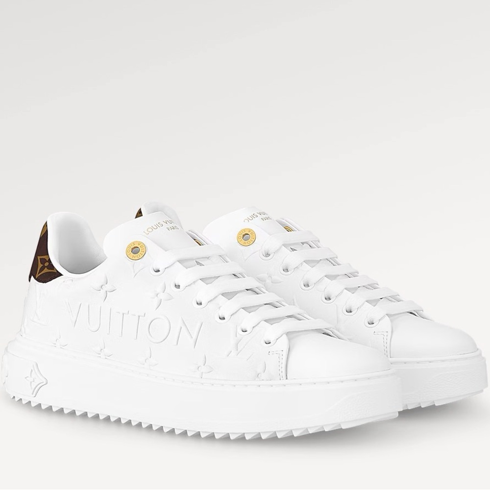 AUTHENTIC LOUIS VUITTON EMBOSSED SNEAKERS
